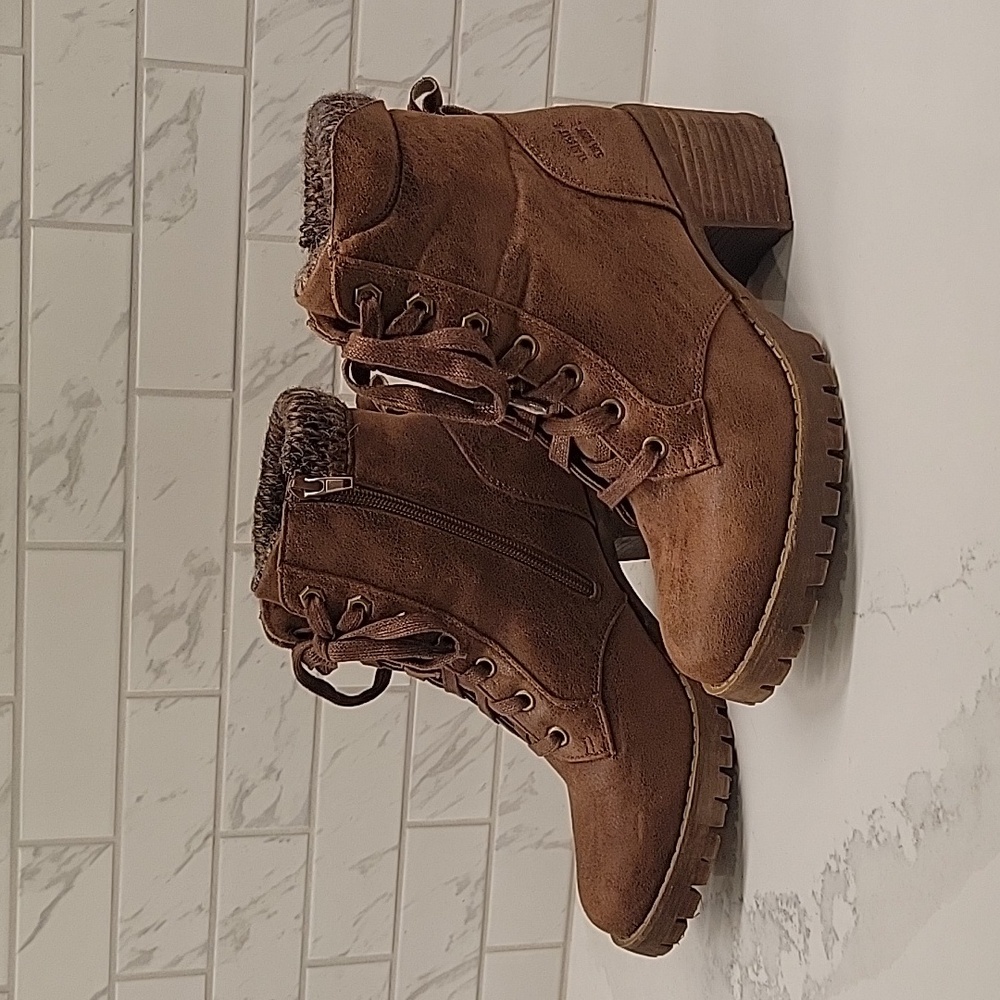 Softmoc Topanga Ankle Boots Brown Size EU 38 US 7 - Picture 11 of 11